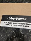 Cyberpower Csb6012 Essential Surge Protector 1200j 125v 6 Outlet 12ft Cord Black