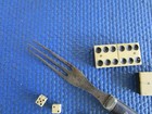 Antique Civil War Era Soldier s Camp Items  Fork  Dominoes  Bone Dice  Etc 