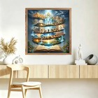 Books Diamond Art Kits For Adults  5d Diamond Painting Kits For Scene Of Jesus 