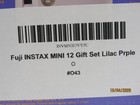 Fujifilm Instax Mini 12 Instant Camera Gift Set - Purple  16806286   o43 