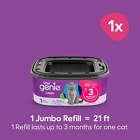 Litter Genie Cat Litter Disposable Jumbo Refill  Lasts Up To 3 Months  21 Ft