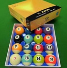 Cyclop Zeus Pool Balls Tournament Tv Pro  2-1 4 Inch Complete Set