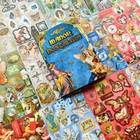 Vintage Sticker Book For Journaling Scrapbooking 500  Antique Stickers   30 Page