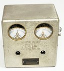 Vintage Mosler Vault Safe 2-movement Time Clocks In Lock Case In Working Order 