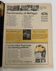 Vtg 1978 Ncaa College Football Game Program Michigan Vs Michigan State