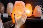 Pink Salt Lamp  Himalayan Rock 6-7  Height With Dimmer Switch Night Light Decor