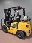 2021 Hyundai 25l-7a Lpg 3 Stage Mast 5000 Lb Pneumatic Tire Forklift Hyster