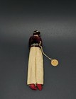 Vintage Colorado Native American Indian Hand Made Doll Tall Beads Beaded Hair