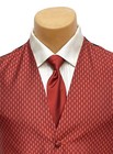 Men s Paprika Bright Orange Red Tuxedo Vest   Tie Free Shipping Big   Tall Sizes