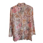 Vintage Kelly Stevens Floral Blazer Womens Med Beige Cottage Preppy Fairy 90s