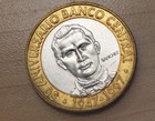 1997 Dominican Republic 5 Pesos Bimetallic 50th Anniversary Of The Central Bank