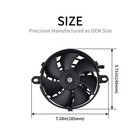 12v Dc 5  Universal Motorcycle Radiator Cooling Fan For Dirt Bike Atv Motocross
