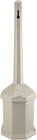 Hexagonal 1 25 Gallon Cigarette Collector - Durable Outdoor Receptacle In Beige