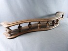 French Antique Wooden Pediment With Columns  Oak Furniture Pediment