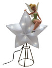 2006 Disney Store Tinker Bell Light Up Star Christmas Tree Topper Peter Pan Box