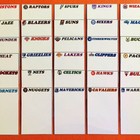 Sports Trading Card Storage Card Dividers - Nfl Team Set  100lb Cardstock  Rigid