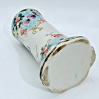 Nippon Porcelain Hatpin Holder Hand Painted Gilt Floral Japan