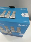 At t 4 Handset Cordless Phone Answering System El52429 Extra Large Display New