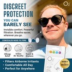 O2 Nose Filters With 3m Filtration - Nasal Screens For Allergies  Dust   Smoke -
