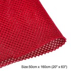 Red Speaker Mesh Grill Stereo Fabric Dustproof 50x160cm 20 x63 