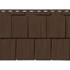 Shake 14 5 In x48 75 In rs Roughsawn Shake Polymer Siding In Coffee Bean 12 Pane