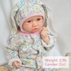 19 88    Solid Silicone Doll Silicone Reborn Doll Silicone Girl Doll  Toys Gifts