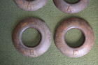 Vintage Set Of Cast Iron Quoits