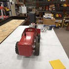 Vintage Nylint Red Yellow Pressed Steel Loader Construction Vehicle Toy