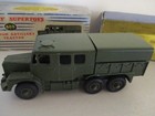 Dinky Supertoys  689 Medium Artillery Tractor Army Military Green 1960 s W box