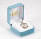 925 Sterling Silver Saint Pendant Medal Necklace With Chain   Box