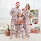Christmas Family Matching Home Pajamas Mom Dad Adult Kids Nightwear Sleepwear 