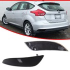2pcs Smoked Lens Rear Bumper Bar Reflector Lights For 15-18 Ford Focus Hatchback