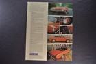 1977 Fiat 124 Sport Spider Roadster Brochure Sheet Nice Original 77