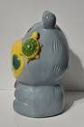 Vintage Hong Kong Gray Hippopotamus Coin Bank