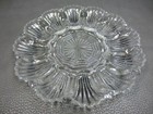  Deviled Egg Relish Tray Divided Platter Carnival Glass 9 3 4  Vintage