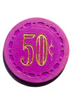 -vintage Nevada-  the Mint    0 50 Chip Las Vegas Nevada-1973