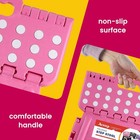 Home Folding Step Stool Lightweight Step Stool With 9 Inch Height For Kids Pink