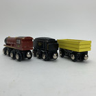 Imaginarium Wooden Train  4 Engine    4 Coal Car Tender Fits Brio Thomas