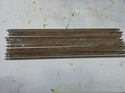 Antique Set 12 Solid Brass Stair Rods Triangular 32  81cm  Inches Long