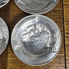  4  Mcdonald s Vintage Aluminum tin Ashtrays 3 5 
