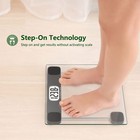 Digital Bathroom Scale For Accurate Weighing High Precision Tempered Glass