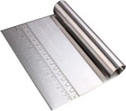 Eoocvt Stainless Steel Dough Scraper Cake Pizza Cutter Pastry Bread    