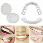 Snap On Upper   bottom Set False Teeth Dental Veneers Denture Tooth Cover Silicone