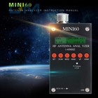 Sark100 Mini60 Hf Ant Swr Antenna Analyzer Meter 1-60mhz Tester For Ham Radio