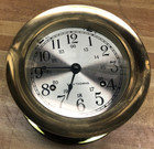 Vintage Seth Thomas Helmsman-w Ships Clock And Cosair Barometer