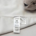 Carter   s Baby Pacifier Holder Rattle Teddy Bear Cream Lovey