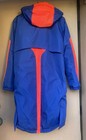 Speedo Edge Team Swim Parka Adult Unisex Red white blue Hooded Full Zip Sz Xxs