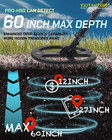 Rechargeable Metal Detector For Adults - 4000mah High Capacity - 12 Inch Deep De