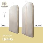 Cotton Garment Bag - Excellent Quality - Dress Bag - 62 Inches Tall - Lot