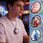 Electronic Badge  Digital Badge  Smart E-badge Led Anime Pin With Hd Touchscreen